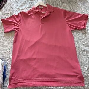 Peter Millar Summer Comfort Polo in Vibrant Pink XL